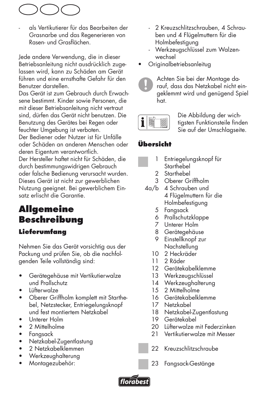 Allgemeine beschreibung, Ch at de | Florabest FLV 1200 A1 User Manual | Page 46 / 64