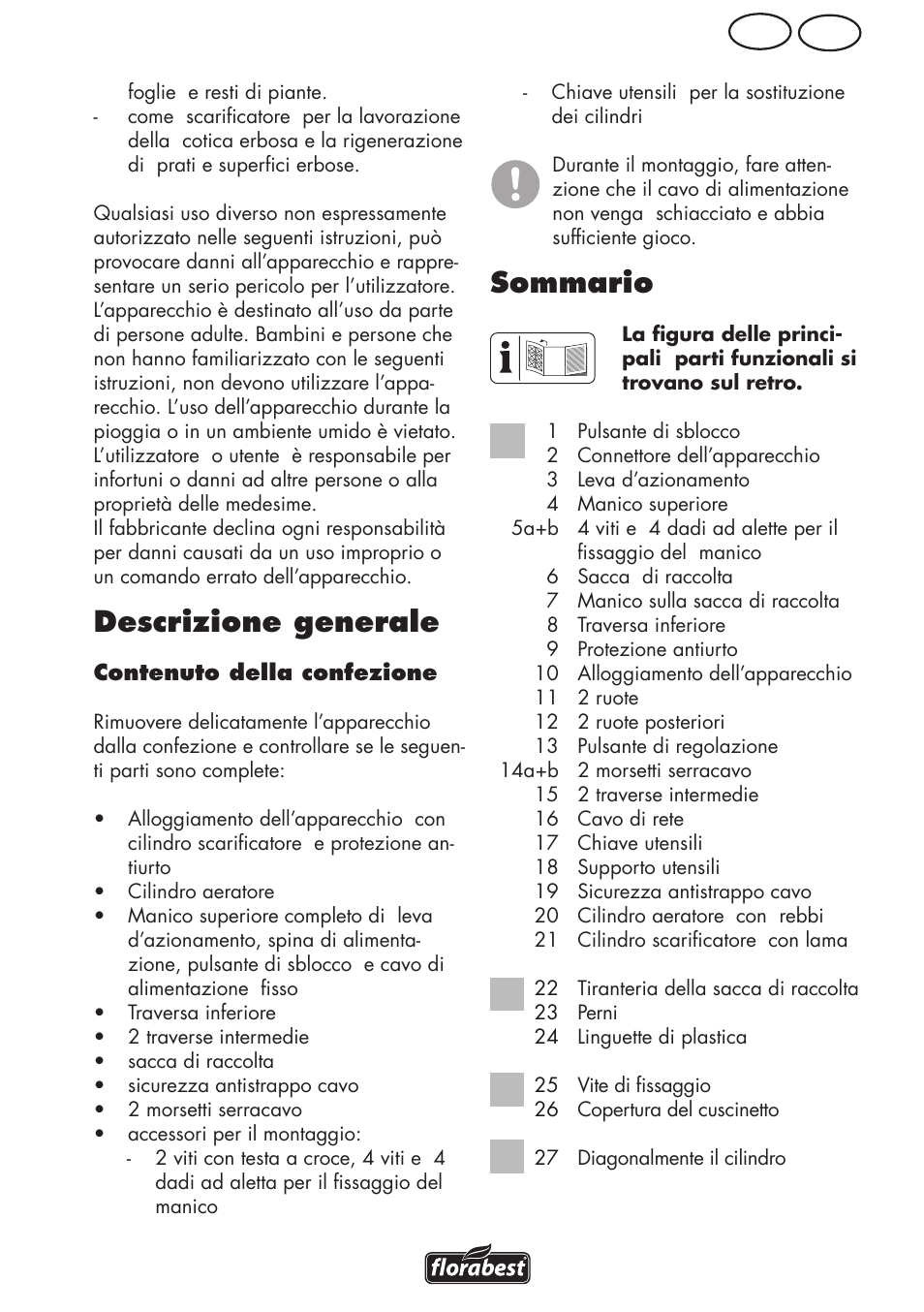 Florabest FLV 1200 A1 User Manual | Page 33 / 68