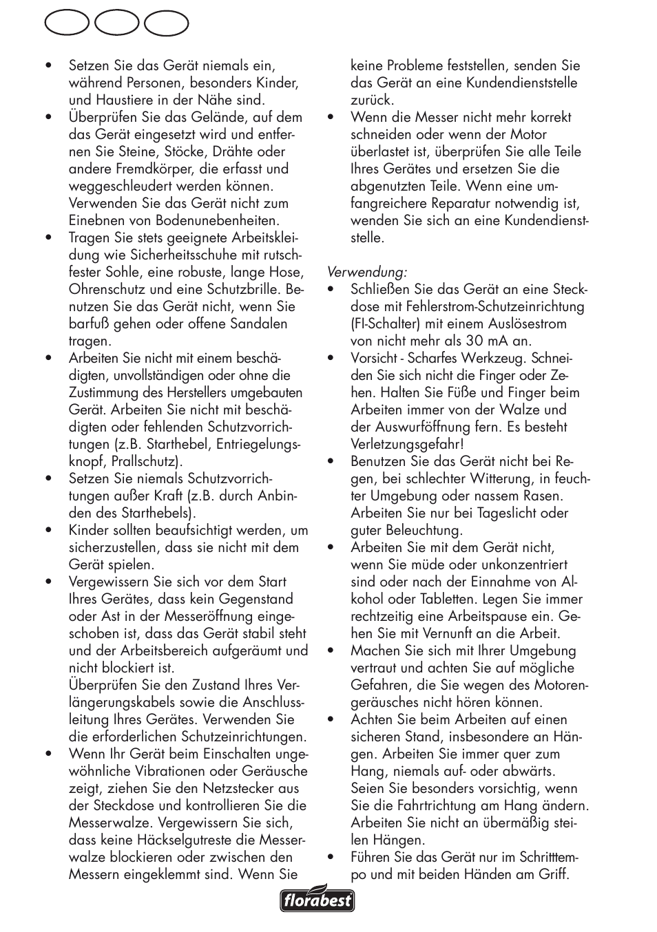 Ch at de | Florabest FLV 1200 A1 User Manual | Page 8 / 68