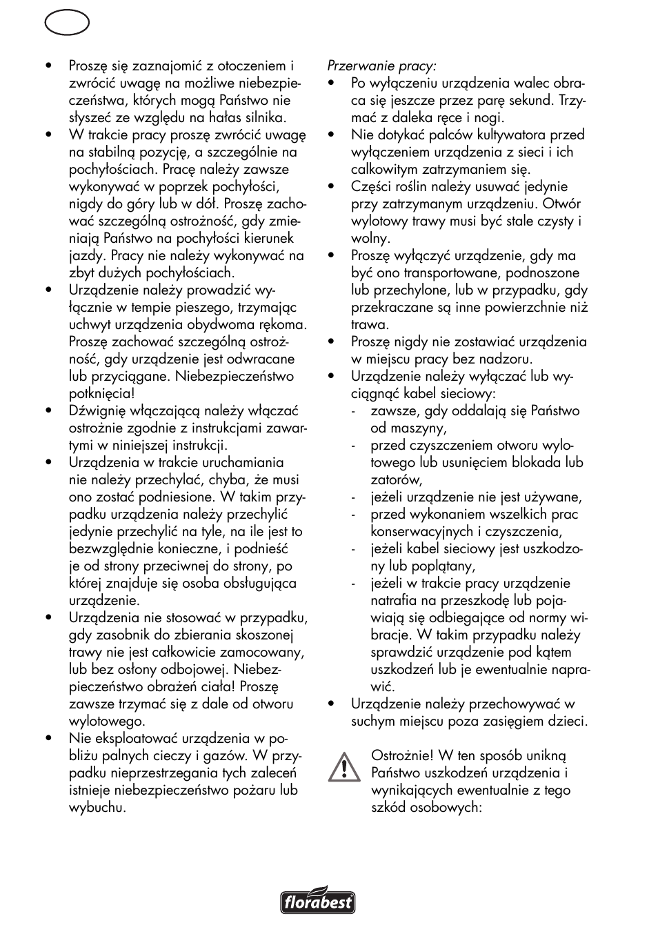 Florabest FLV 1200 A1 User Manual | Page 22 / 108