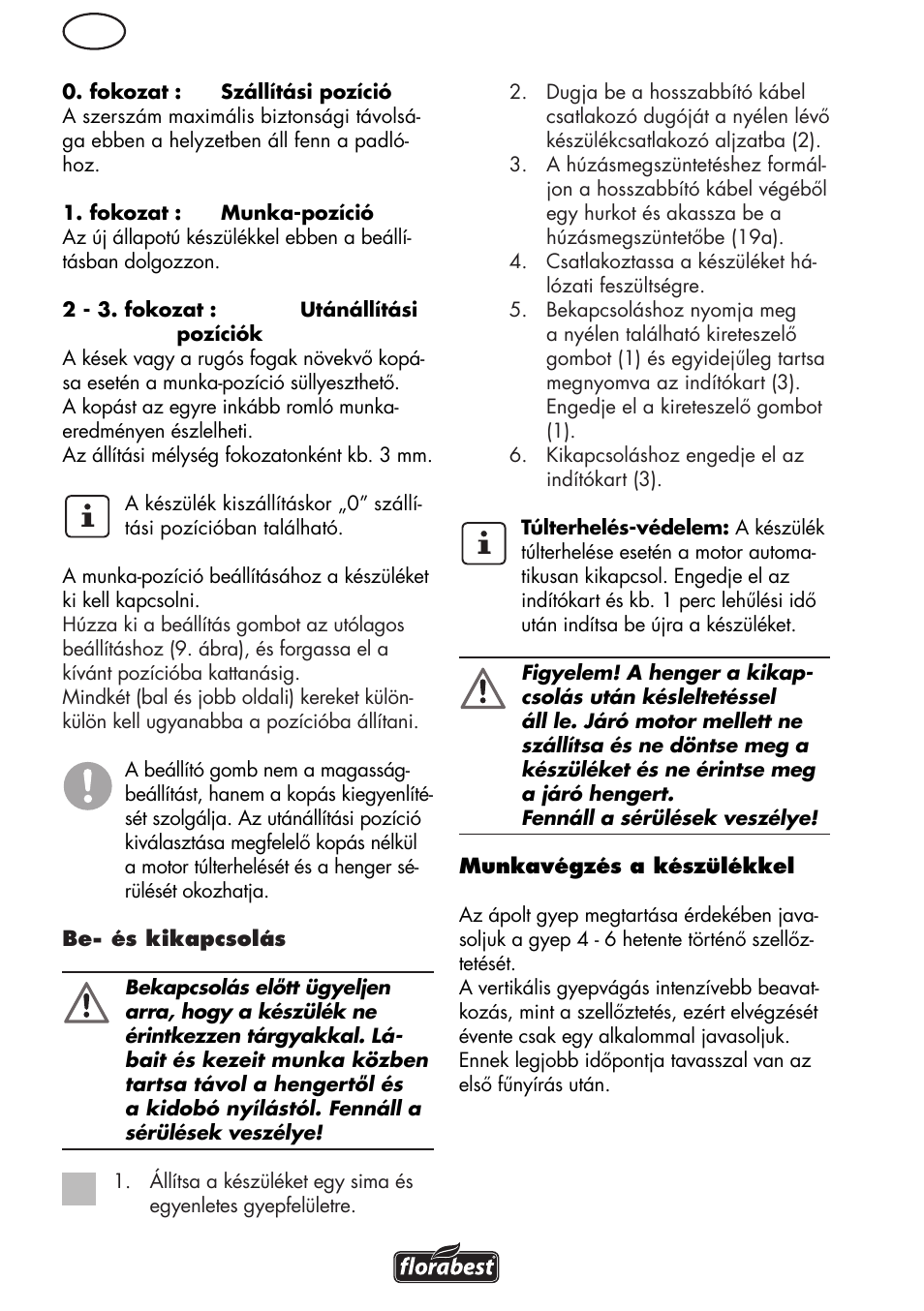 Florabest FLV 1200 A1 User Manual | Page 40 / 108