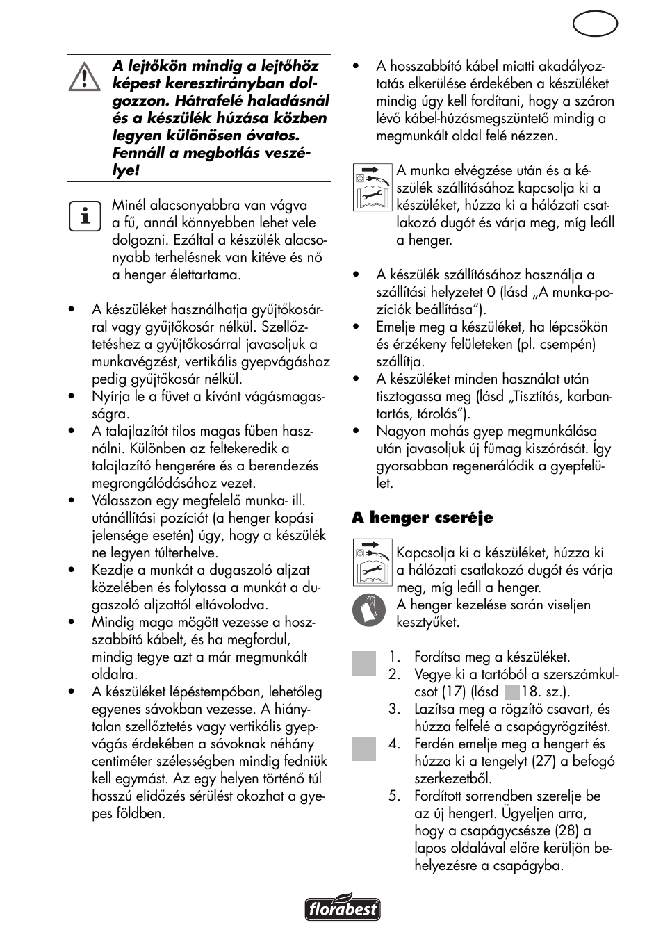 Florabest FLV 1200 A1 User Manual | Page 41 / 108