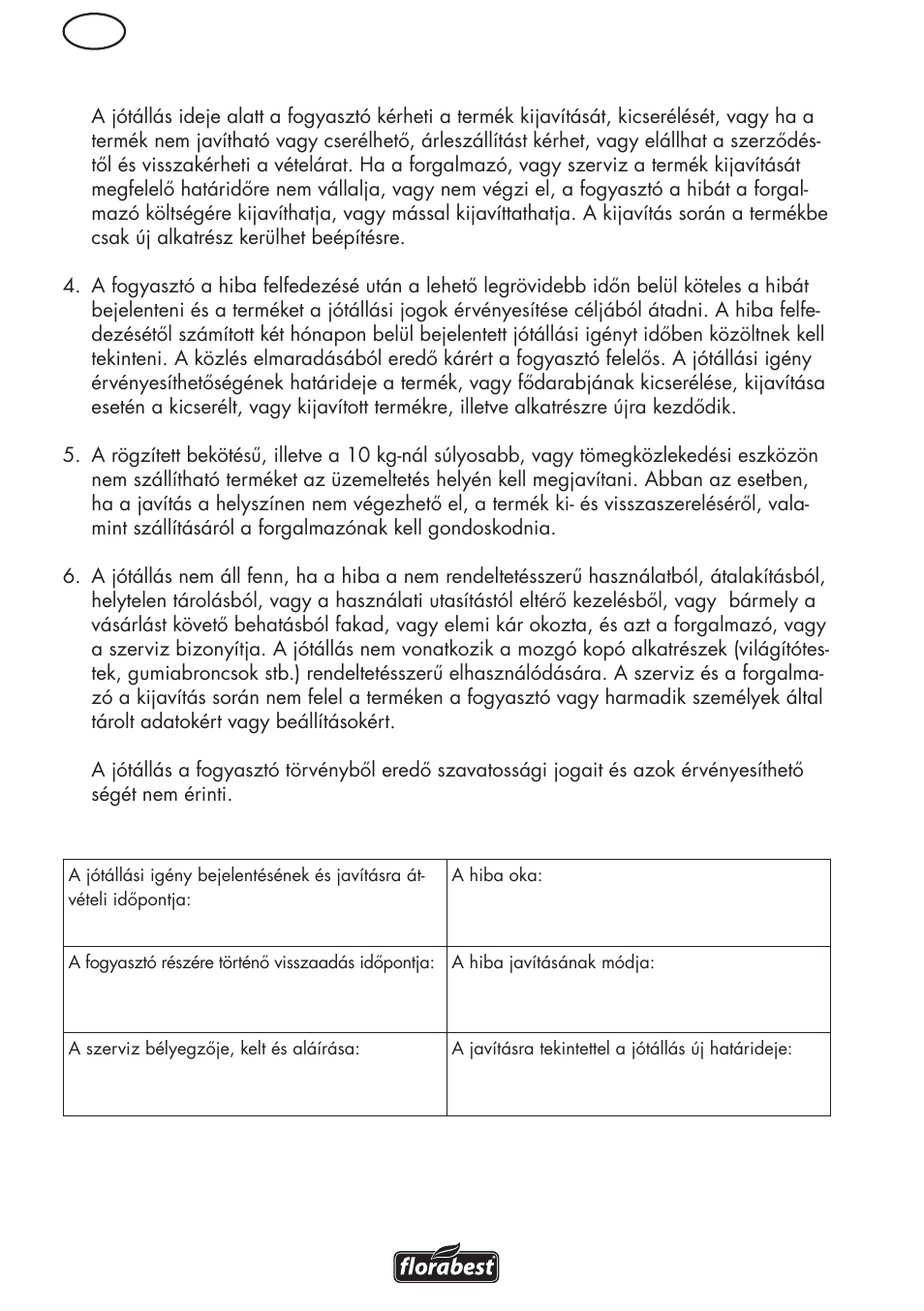 Florabest FLV 1200 A1 User Manual | Page 46 / 108