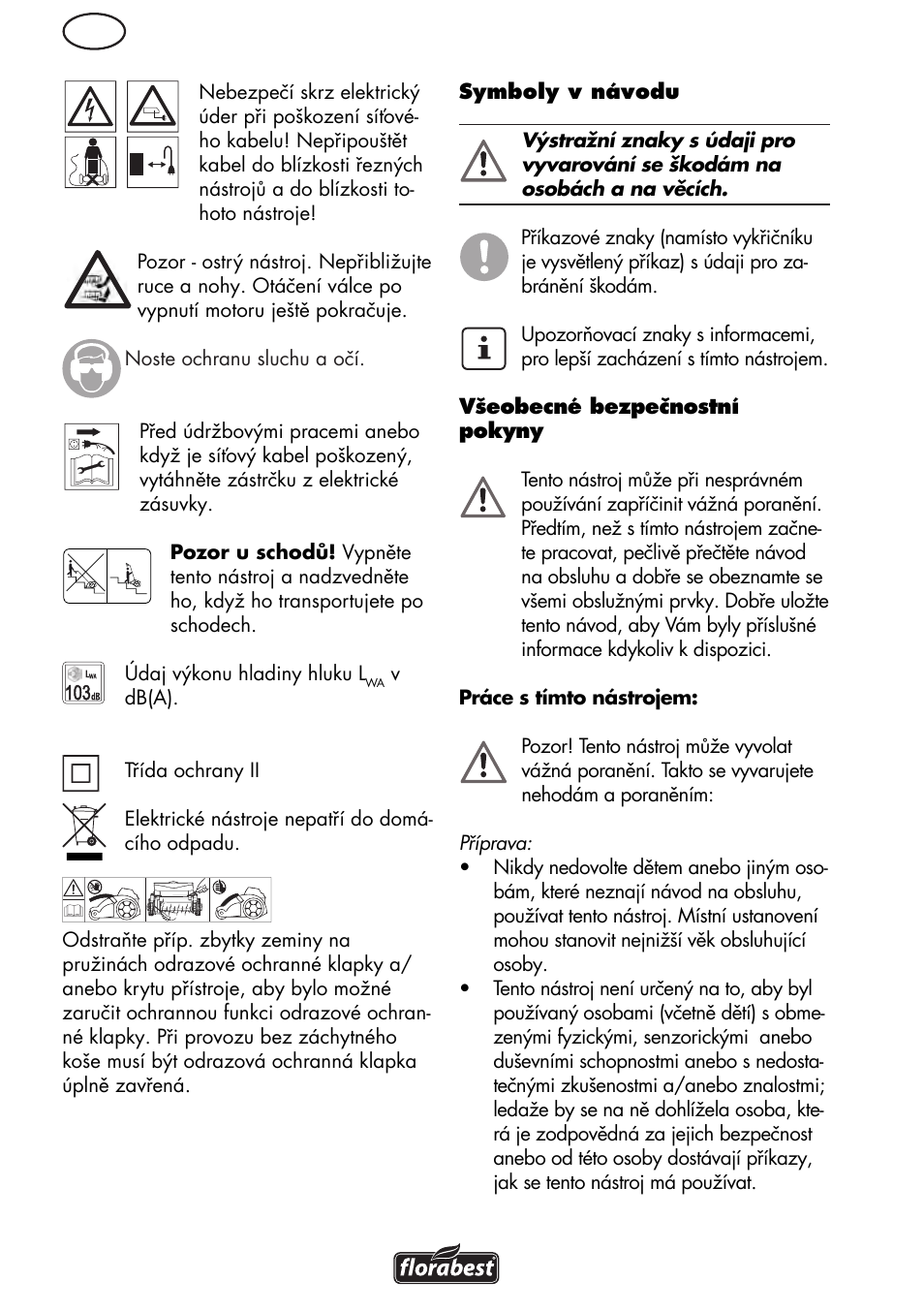 Florabest FLV 1200 A1 User Manual | Page 64 / 108