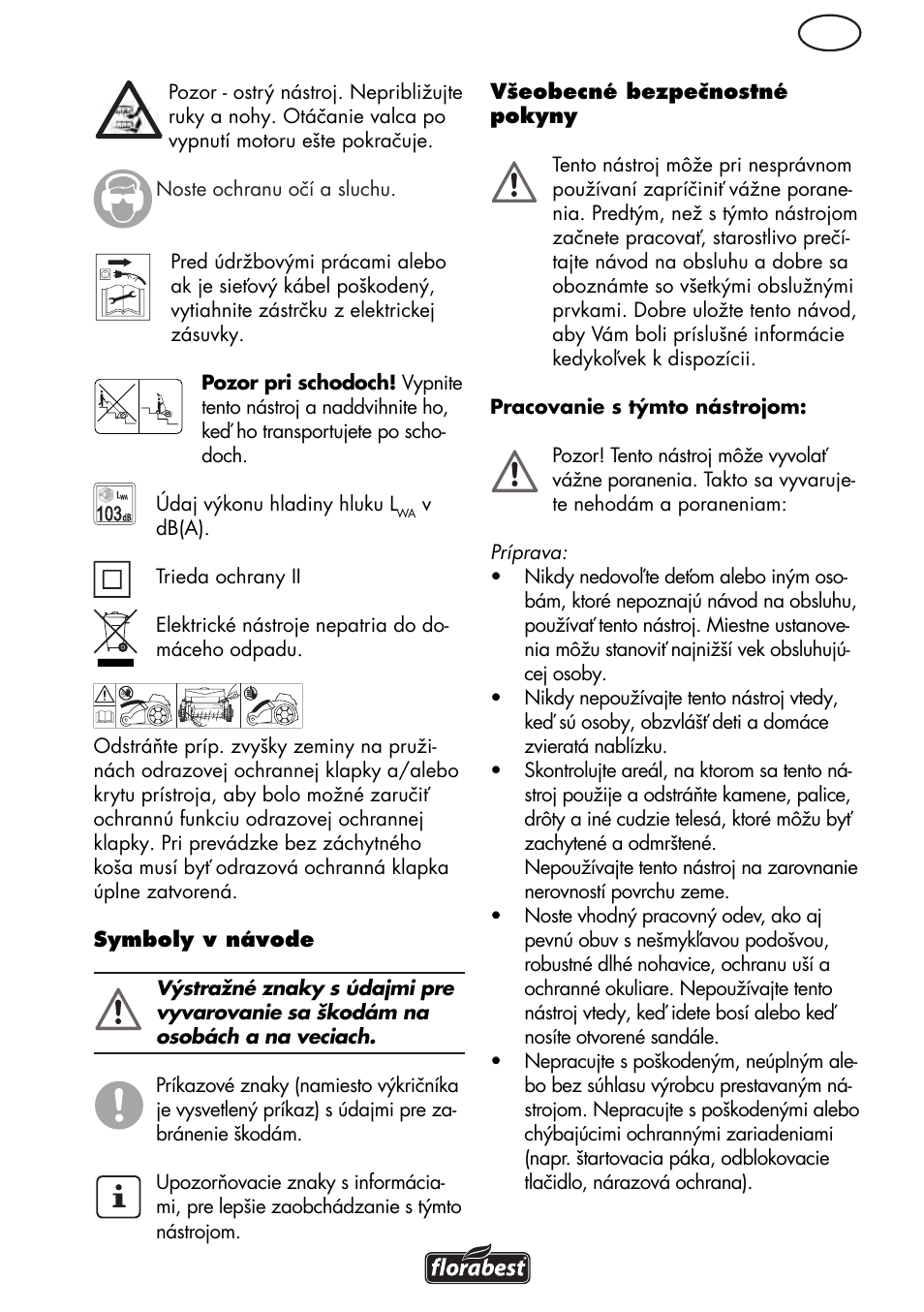 Florabest FLV 1200 A1 User Manual | Page 77 / 108