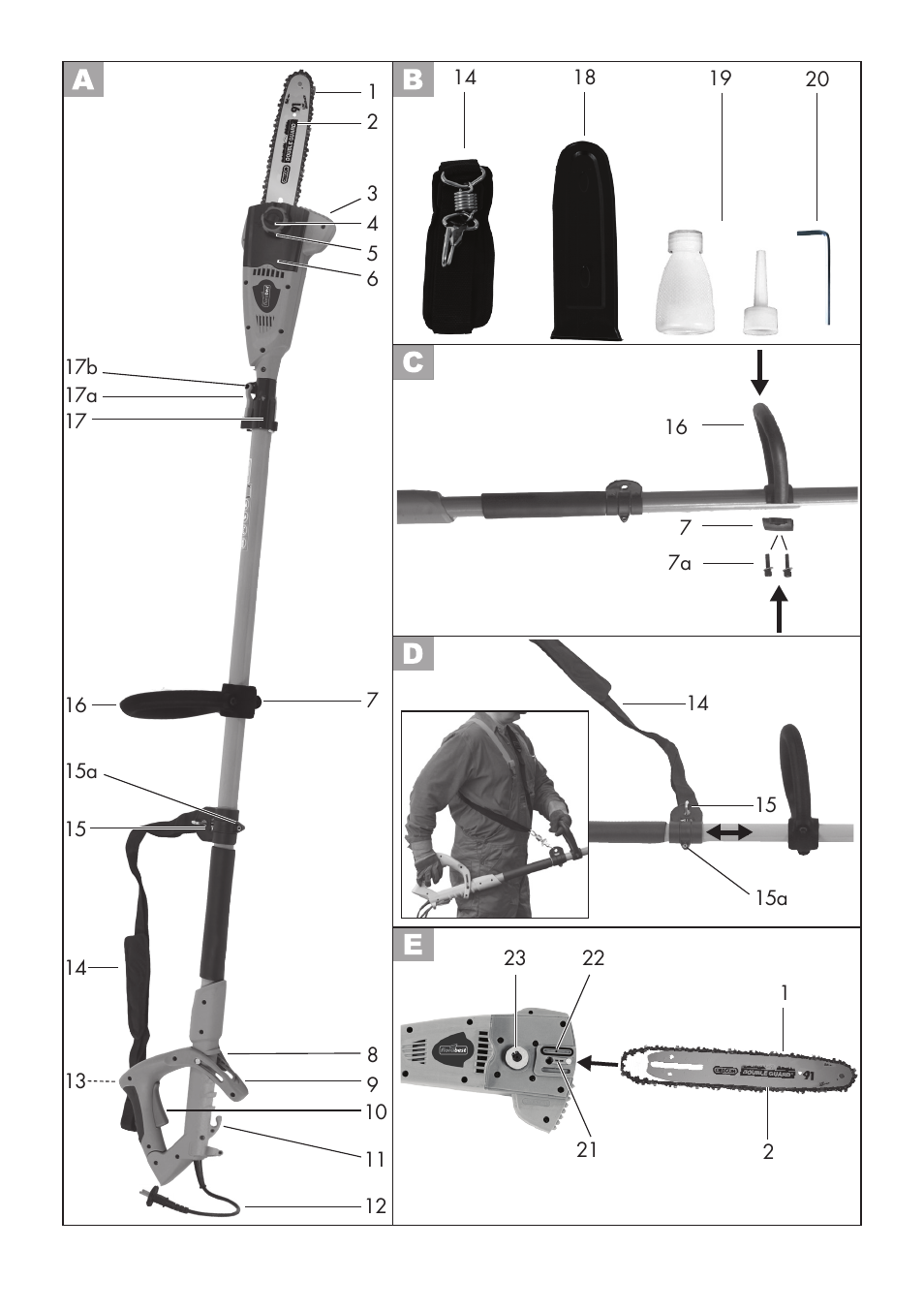 Florabest FHE 710 A1 User Manual | Page 3 / 96