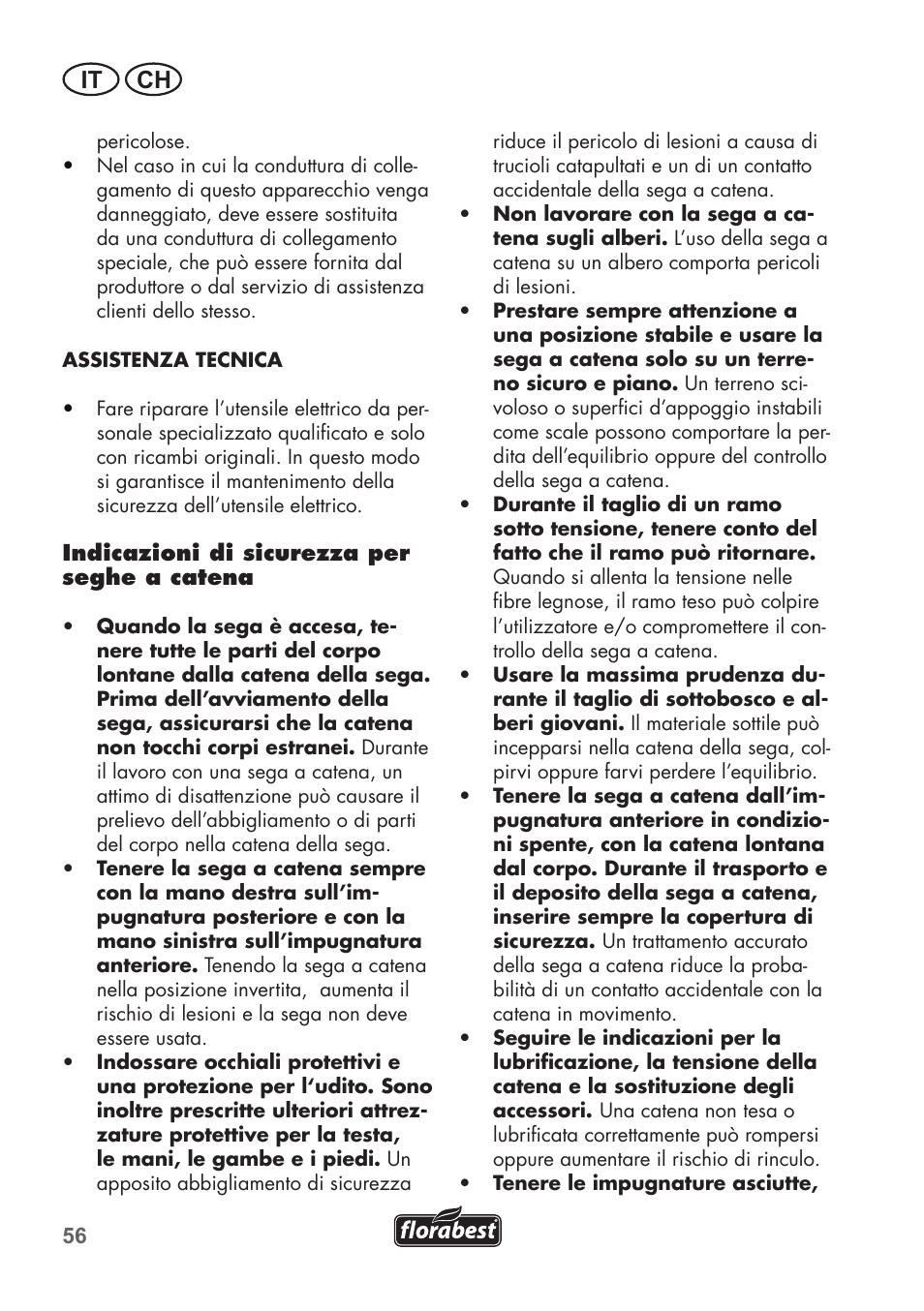 It ch | Florabest FHE 710 A1 User Manual | Page 56 / 96