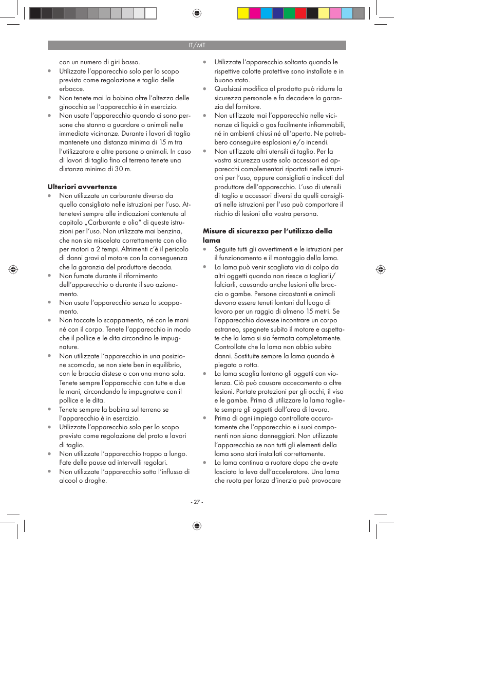 Florabest FBS 43 A1 User Manual | Page 27 / 90