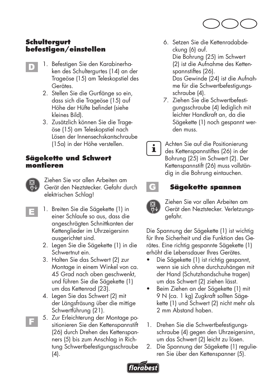 De at ch | Florabest FHE 710 A1 User Manual | Page 117 / 132