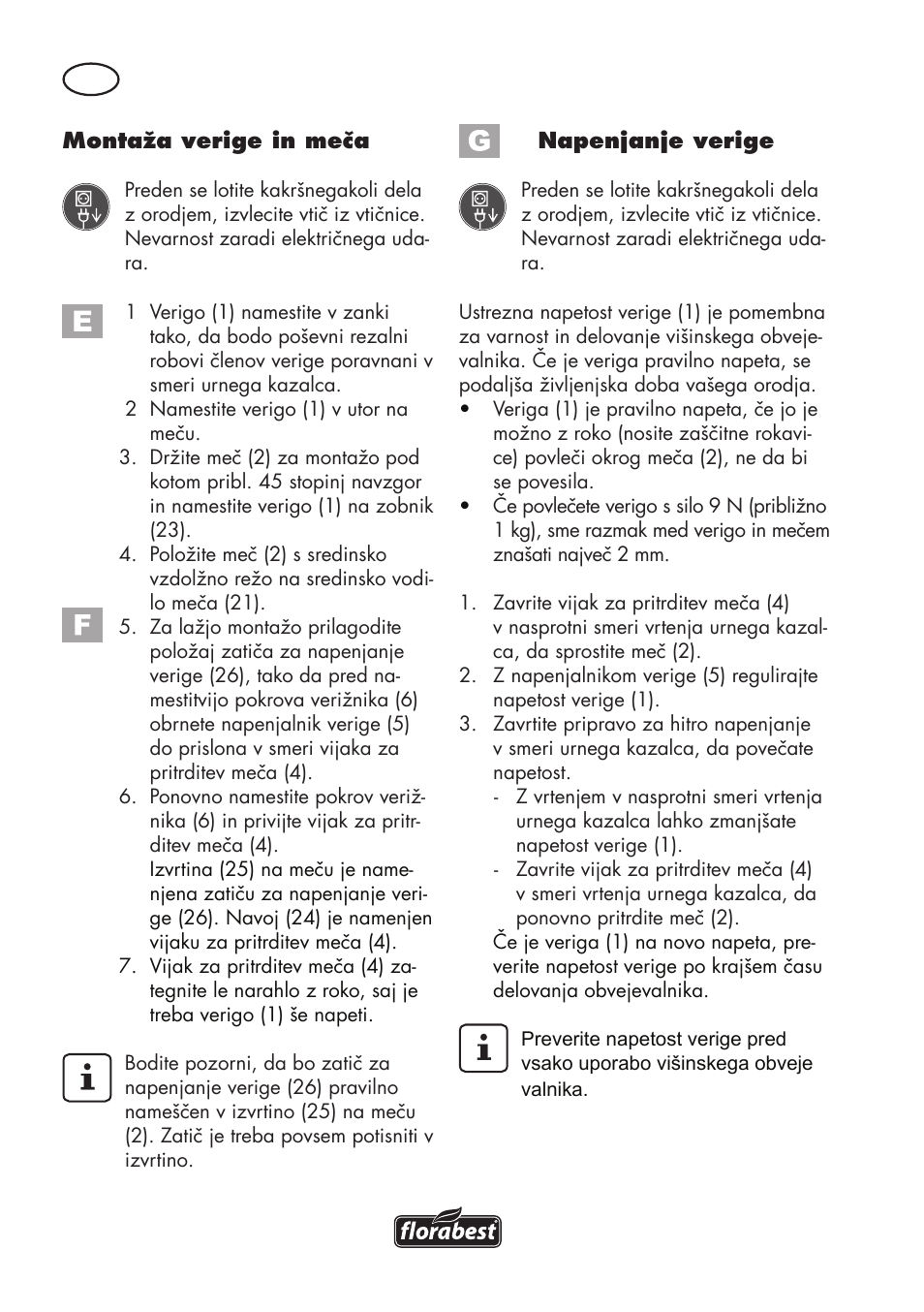 Florabest FHE 710 A1 User Manual | Page 56 / 132