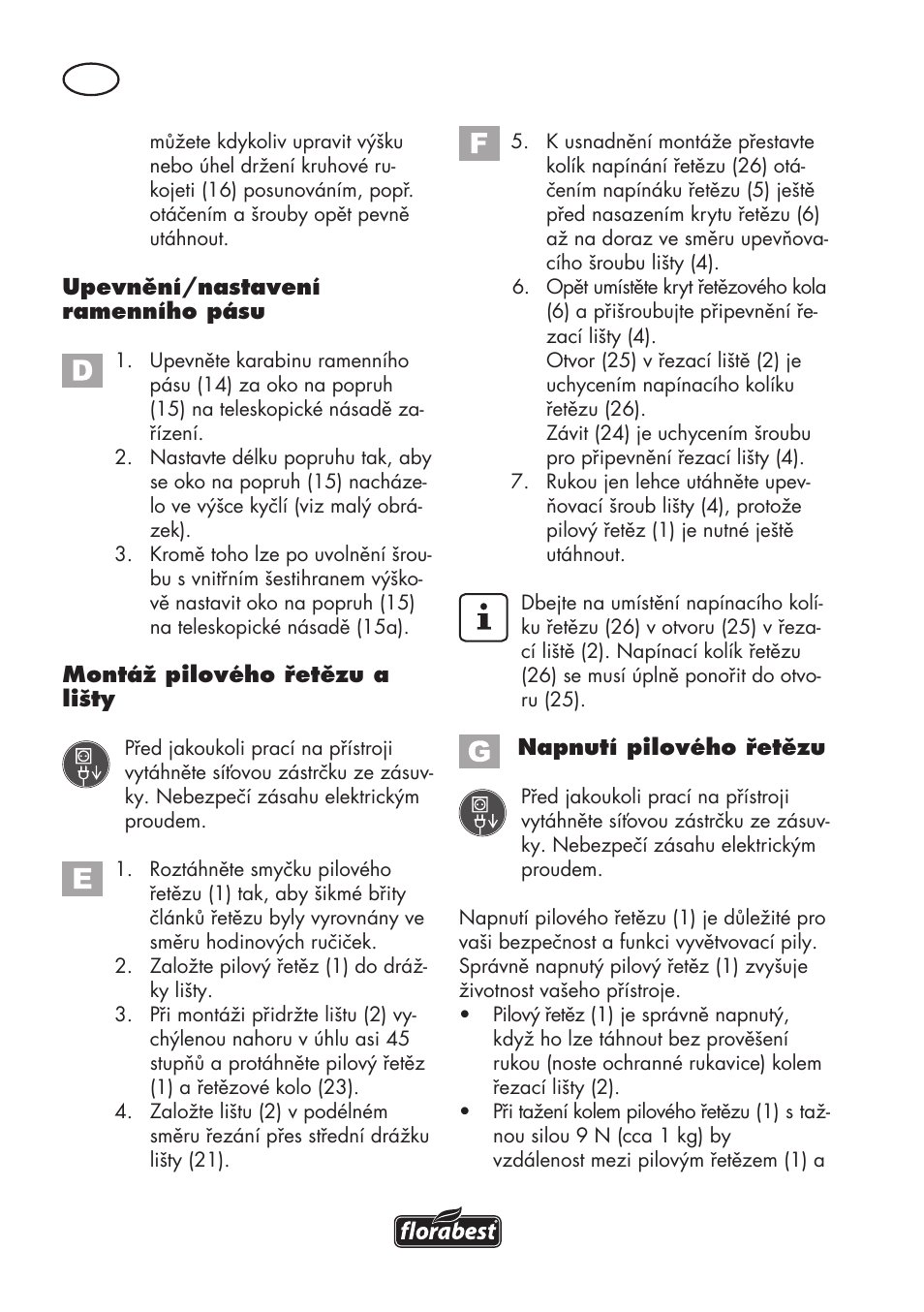 Florabest FHE 710 A1 User Manual | Page 76 / 132