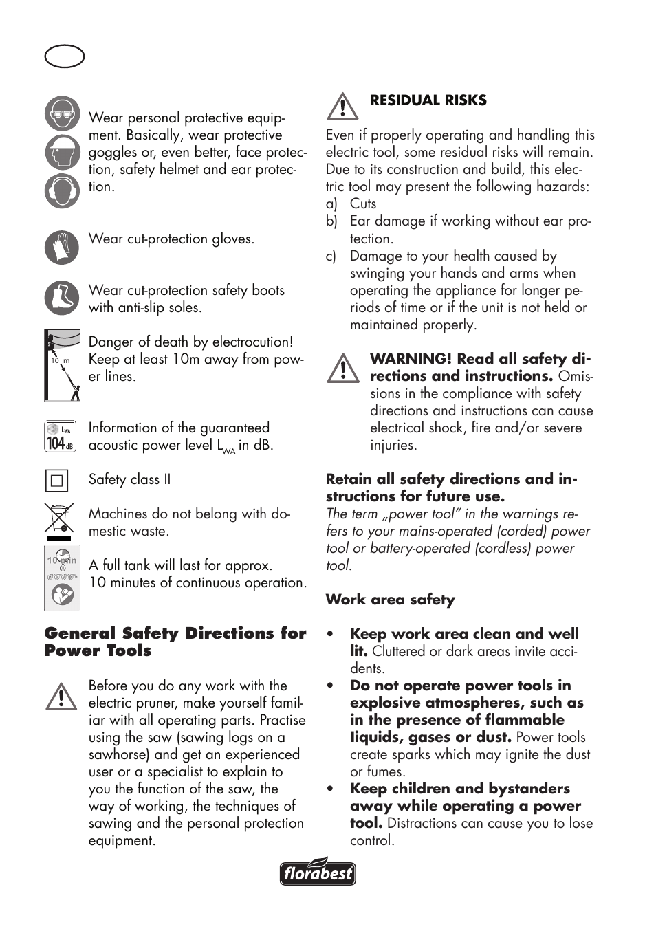 Florabest FHE 710 A1 User Manual | Page 8 / 132