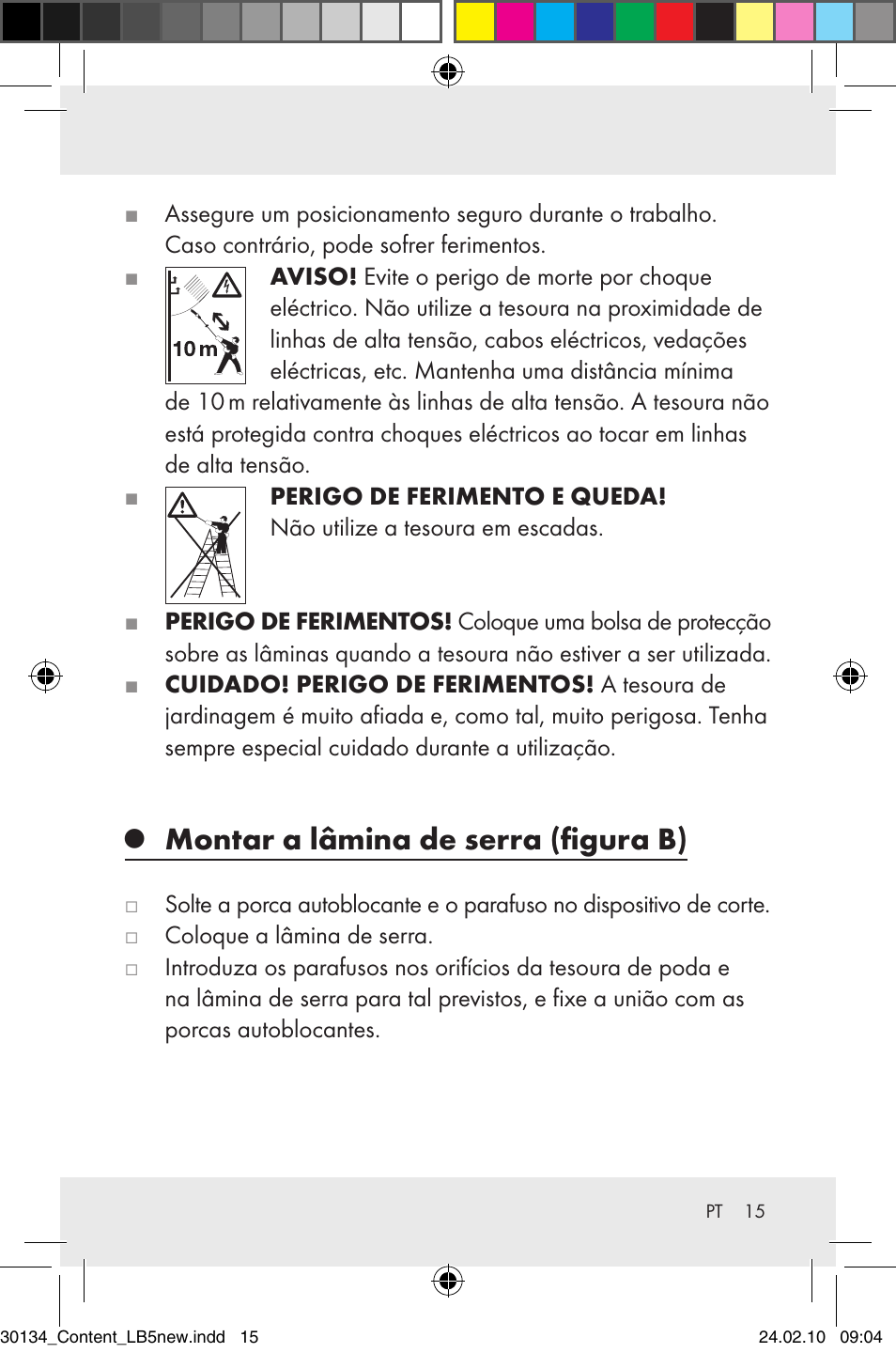 Montar a lâmina de serra (figura b) | Florabest Z28344 User Manual | Page 17 / 27