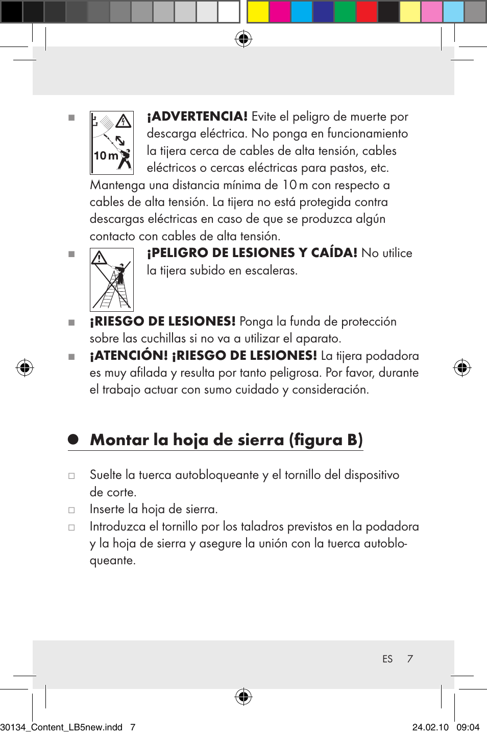 Montar la hoja de sierra (figura b) | Florabest Z28344 User Manual | Page 9 / 27