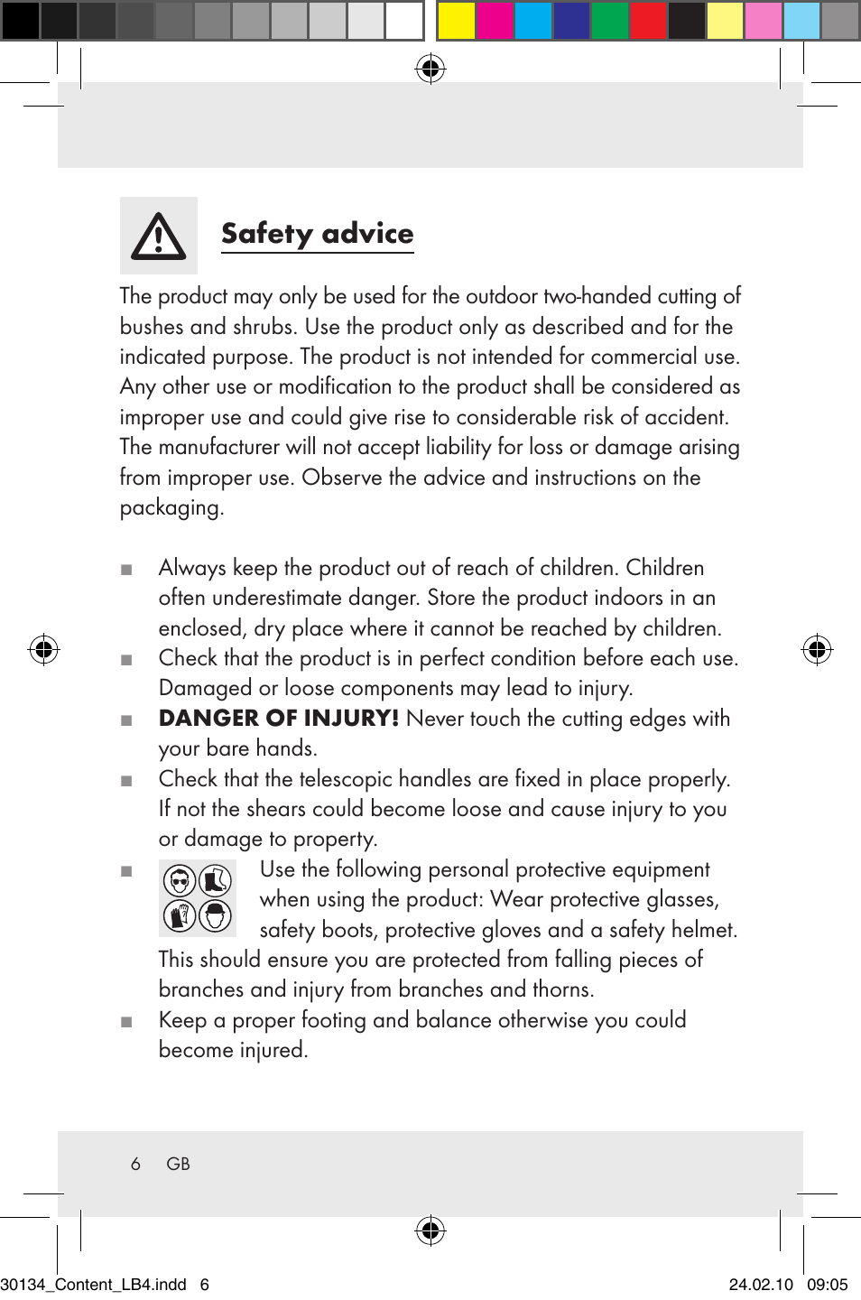 Safety advice | Florabest Z28344 User Manual | Page 8 / 36