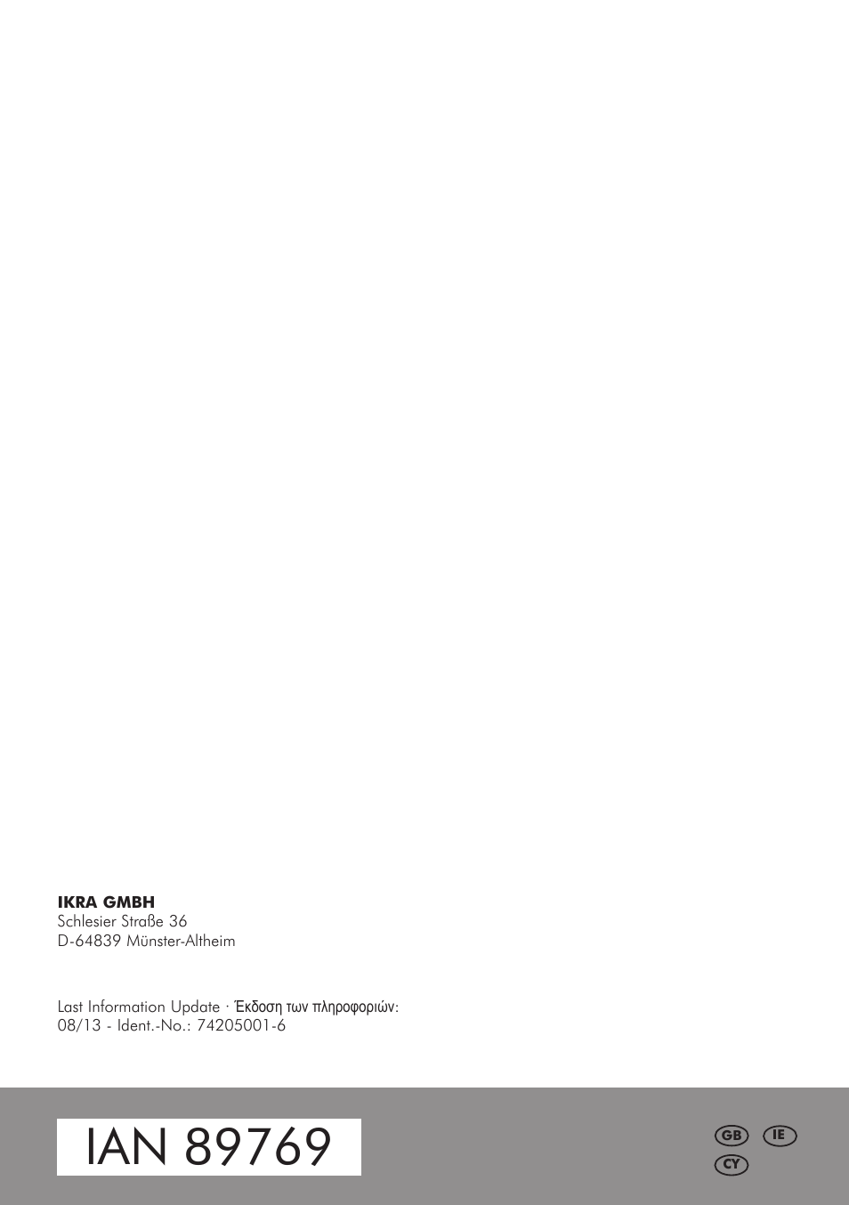 Florabest FLB 3000 A1 User Manual | Page 36 / 36