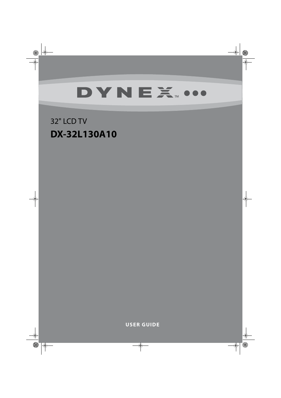 Dynex DX-32L130A10 User Manual | 25 pages