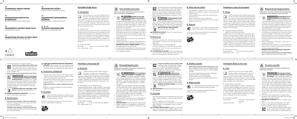 Florabest Z30823 User Manual | 2 pages