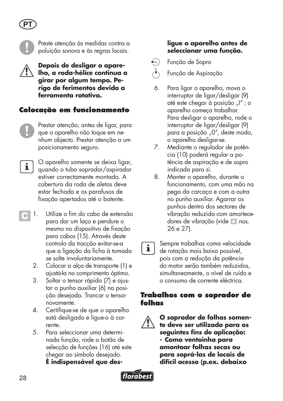 Florabest FLB 2500 A2 User Manual | Page 28 / 70