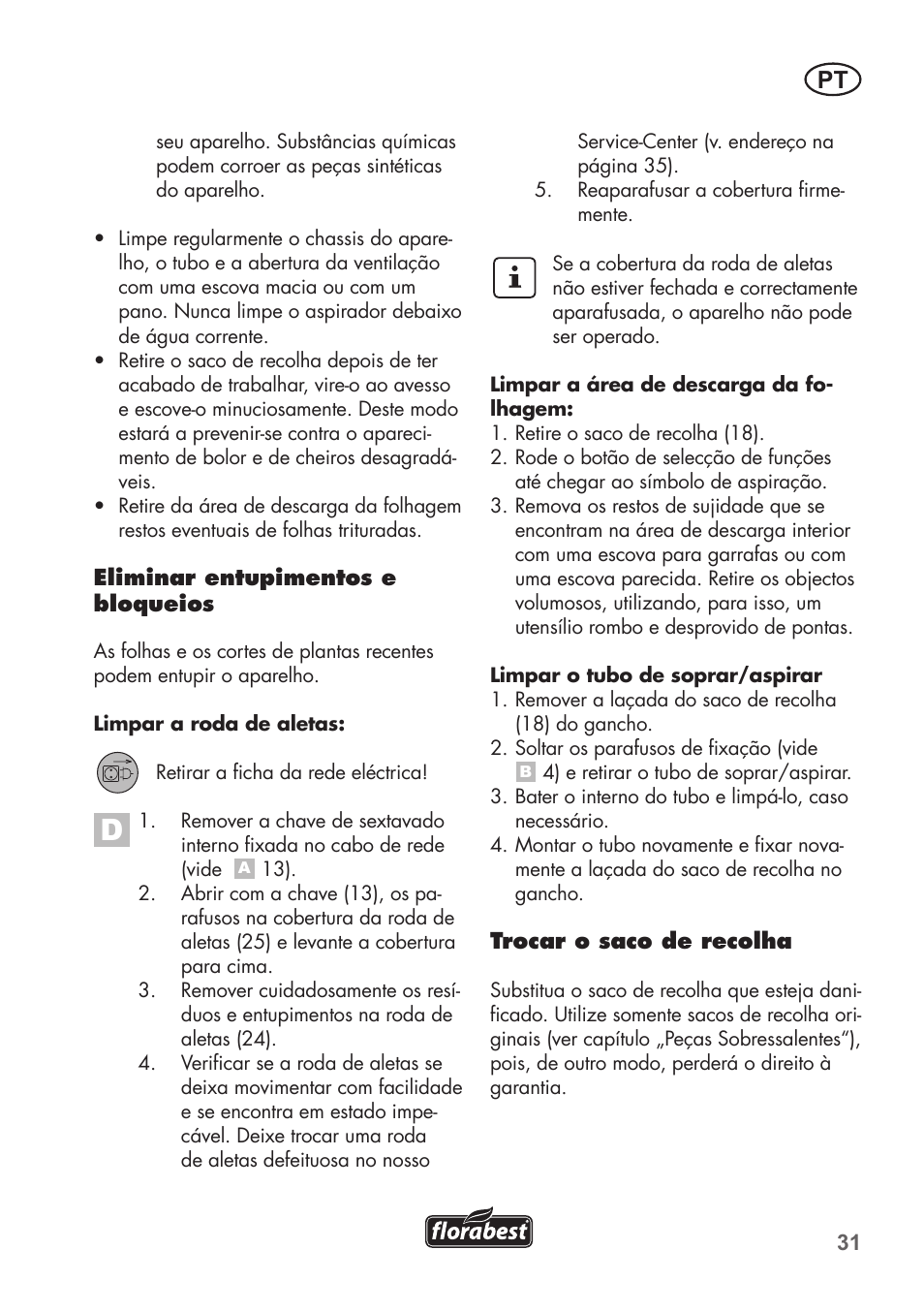 Florabest FLB 2500 A2 User Manual | Page 31 / 70