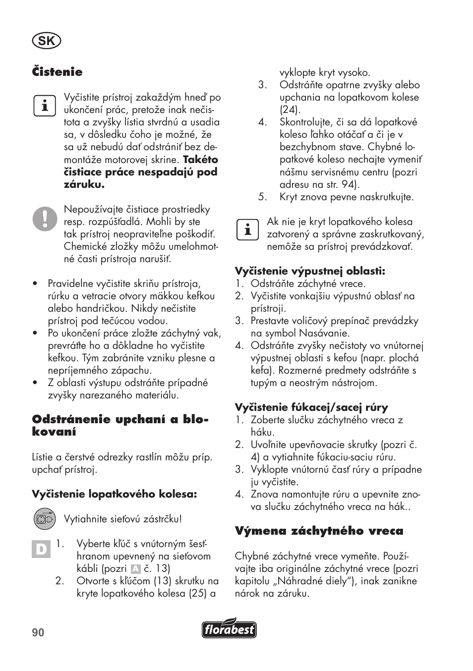 Florabest FLB 2500 A2 User Manual | Page 90 / 114
