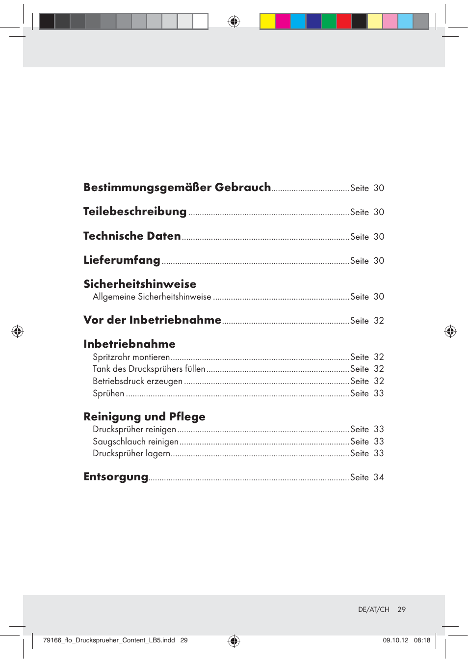 Bestimmungsgemäßer gebrauch, Teilebeschreibung, Technische daten | Lieferumfang, Sicherheitshinweise, Vor der inbetriebnahme, Inbetriebnahme, Reinigung und pflege, Entsorgung | Florabest Z31339 User Manual | Page 29 / 35