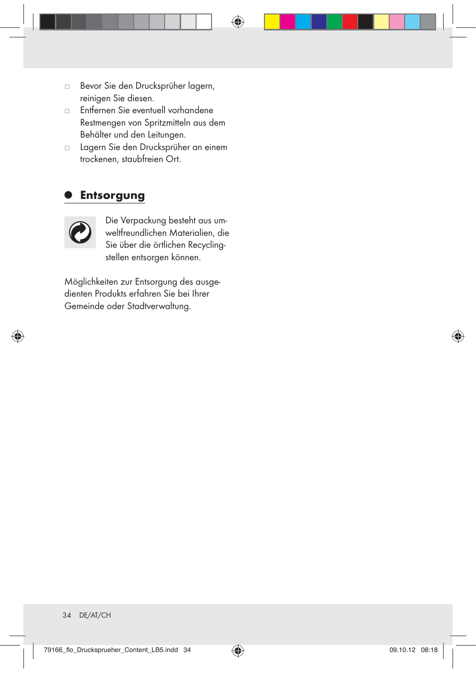 Entsorgung | Florabest Z31339 User Manual | Page 34 / 35