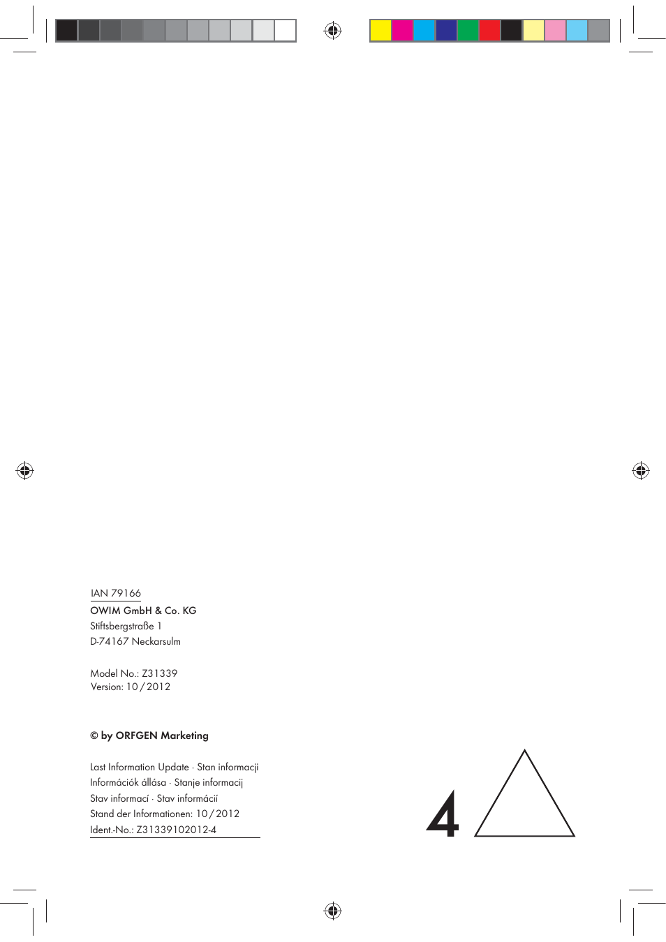 Florabest Z31339 User Manual | Page 46 / 46