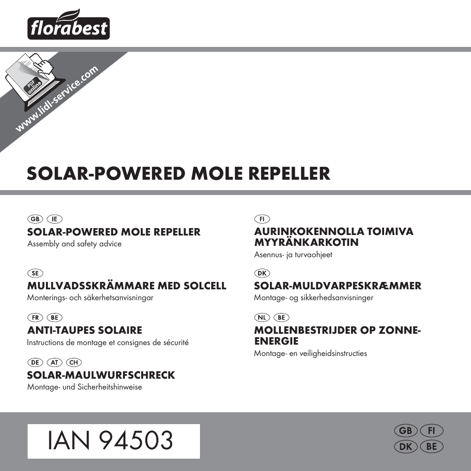 Florabest Z31049 User Manual | 64 pages
