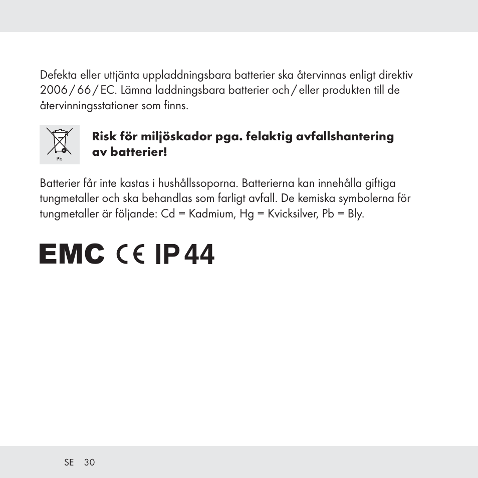 Florabest Z31049 User Manual | Page 30 / 64