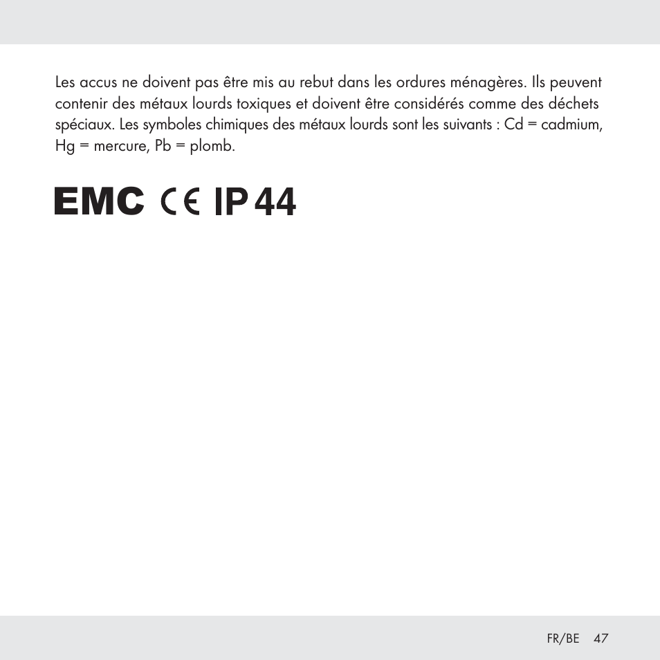 Florabest Z31049 User Manual | Page 47 / 64