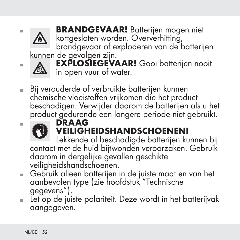 Florabest Z31049 User Manual | Page 52 / 64