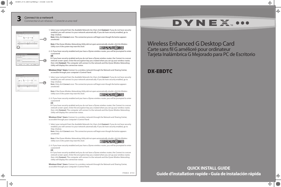 Dynex DX-EBDTC User Manual | 2 pages