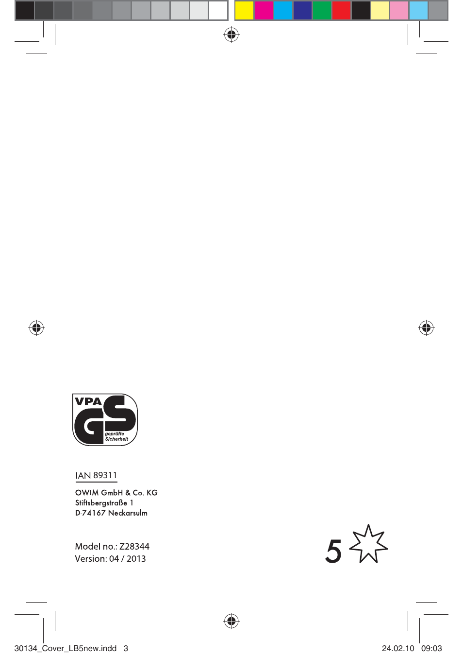 Florabest Z28344 User Manual | Page 26 / 26