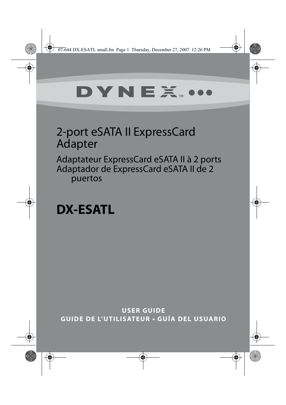 Dynex DX-ESATL User Manual | 48 pages