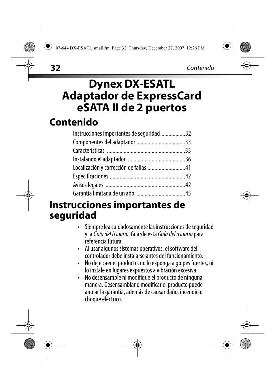 Dynex DX-ESATL User Manual | Page 32 / 48