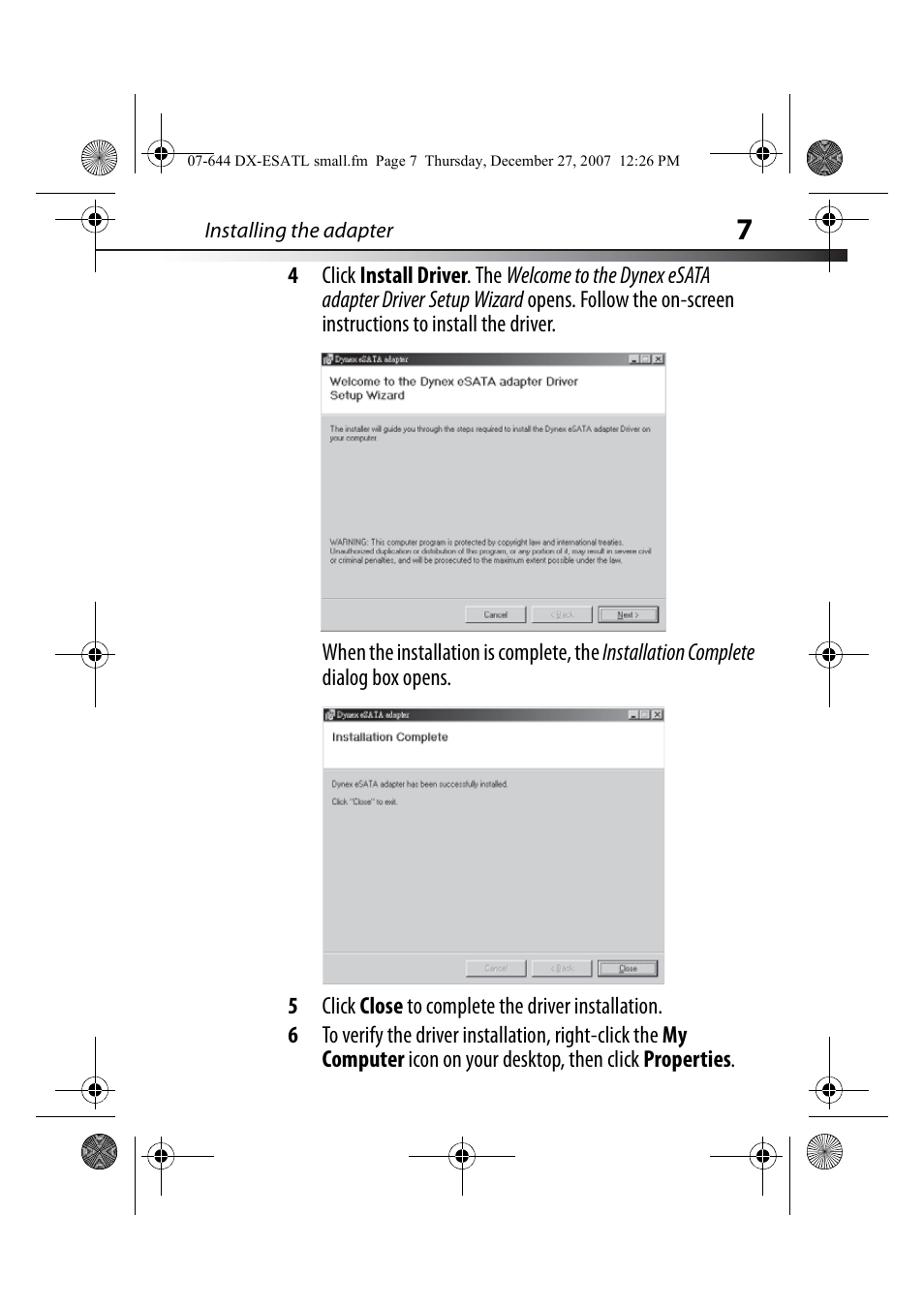 Dynex DX-ESATL User Manual | Page 7 / 48