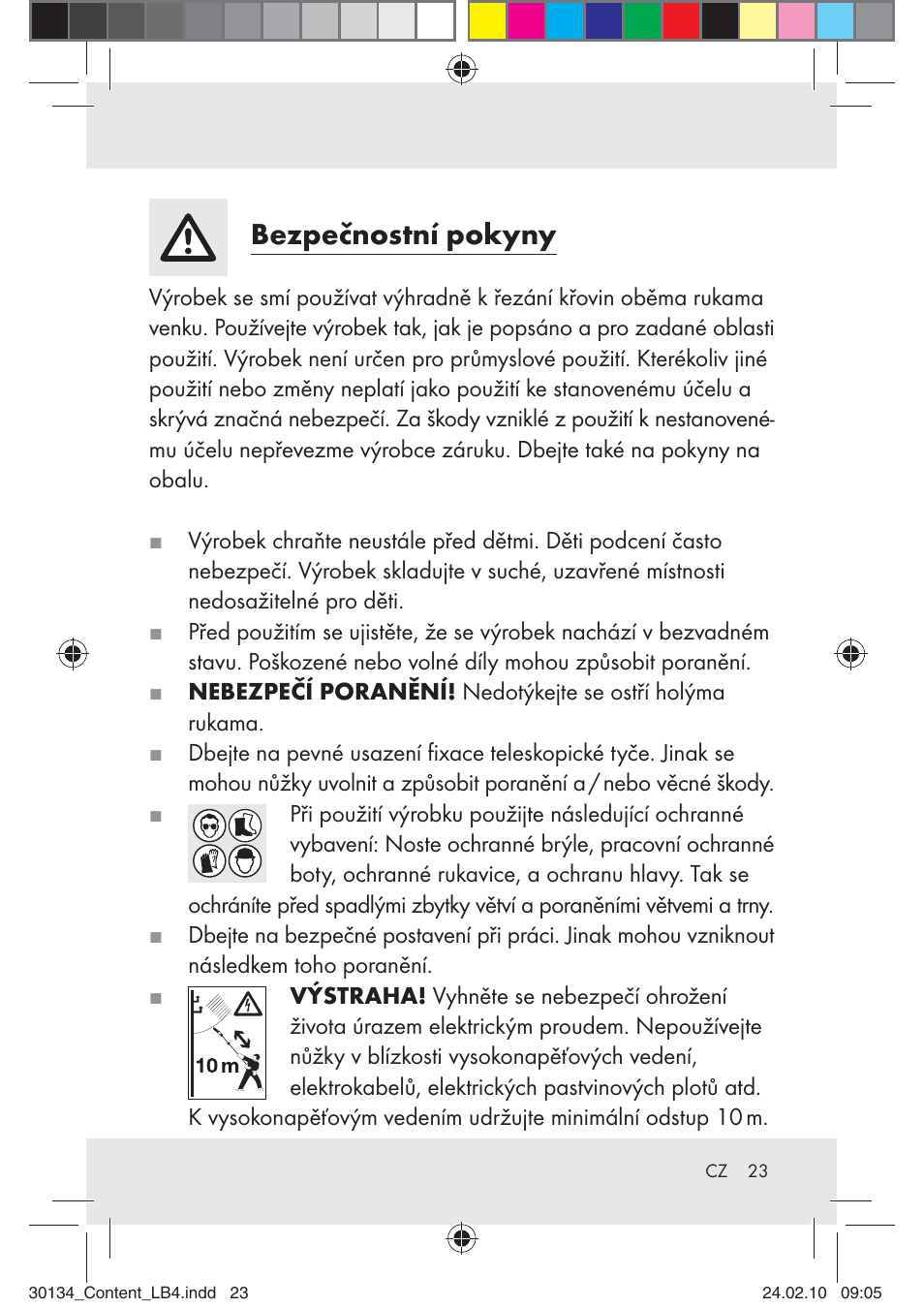 Bezpečnostní pokyny | Florabest Z28344 User Manual | Page 23 / 35