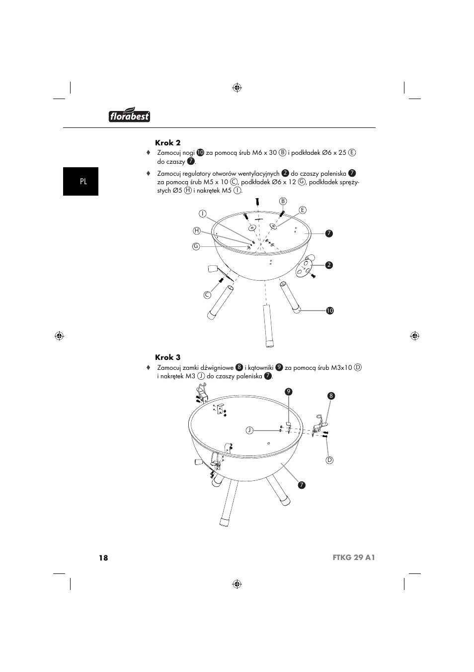 Florabest FTKG 29 A1 User Manual | Page 21 / 39