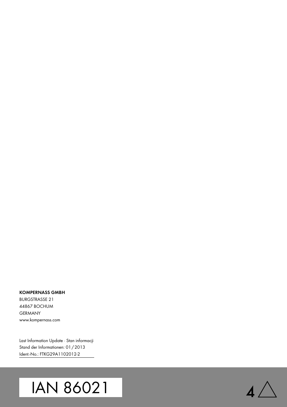 Florabest FTKG 29 A1 User Manual | Page 39 / 39