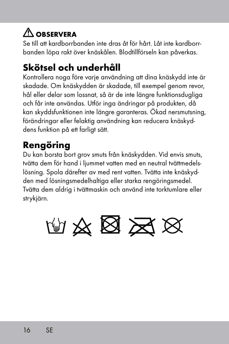 Skötsel och underhåll, Rengöring | Florabest Knee Pads User Manual | Page 14 / 36