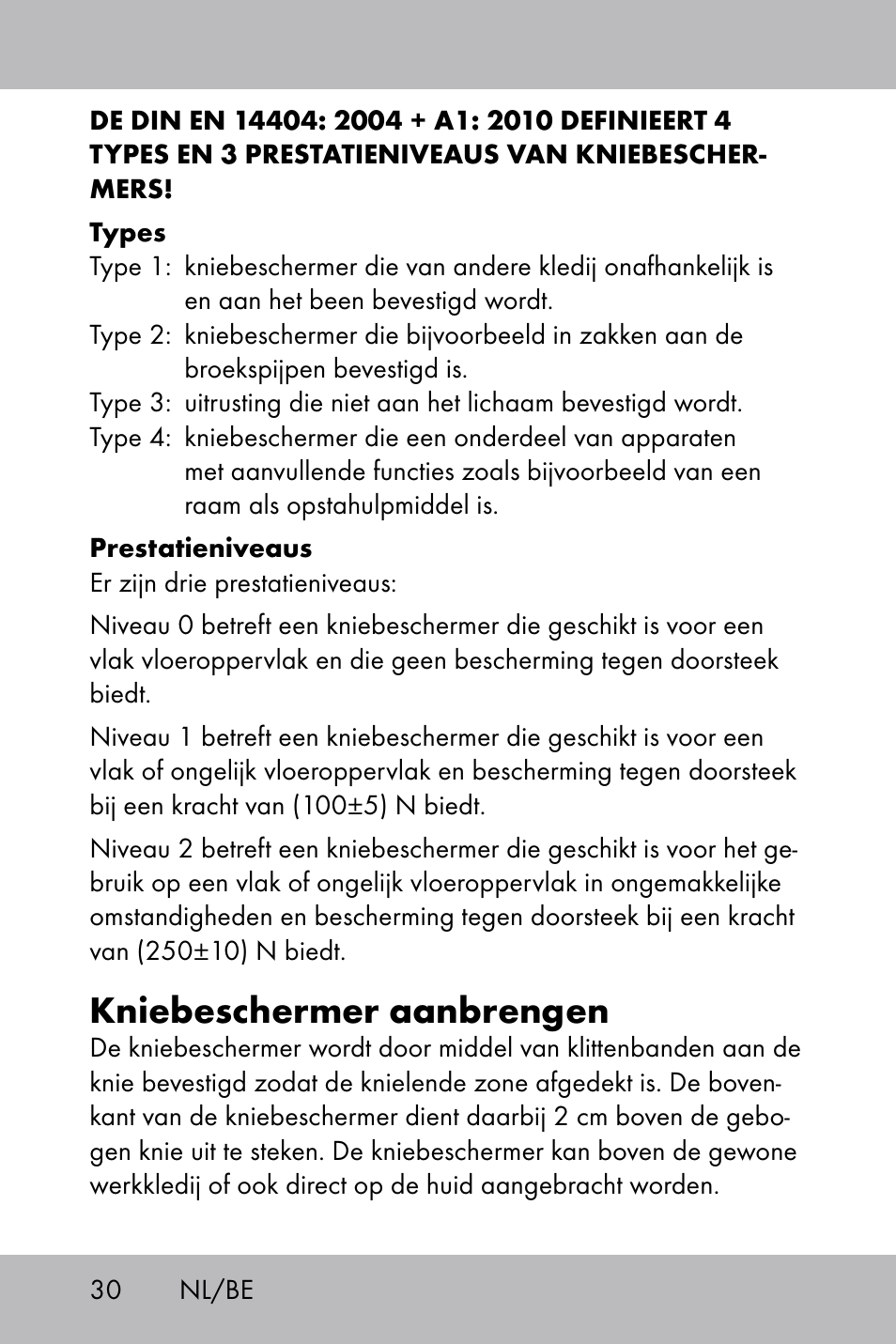 Kniebeschermer aanbrengen | Florabest Knee Pads User Manual | Page 28 / 36