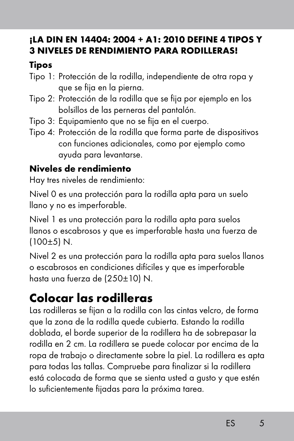 Colocar las rodilleras | Florabest Knee Pads User Manual | Page 3 / 28