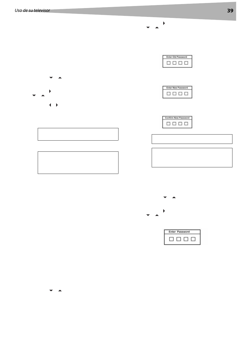 Ajuste del temporizador de apagado automático, Visualización de subtítulos optativos, Configuración de los controles de los padres | Configuración del nivel de control de los padres, E a “visualización de subtítulos optativos, E a “ajuste del temporizador de apagado automático, 39 p, Na 39 par, Uso de su televisor | Dynex DX-LCD32 User Manual | Page 39 / 48