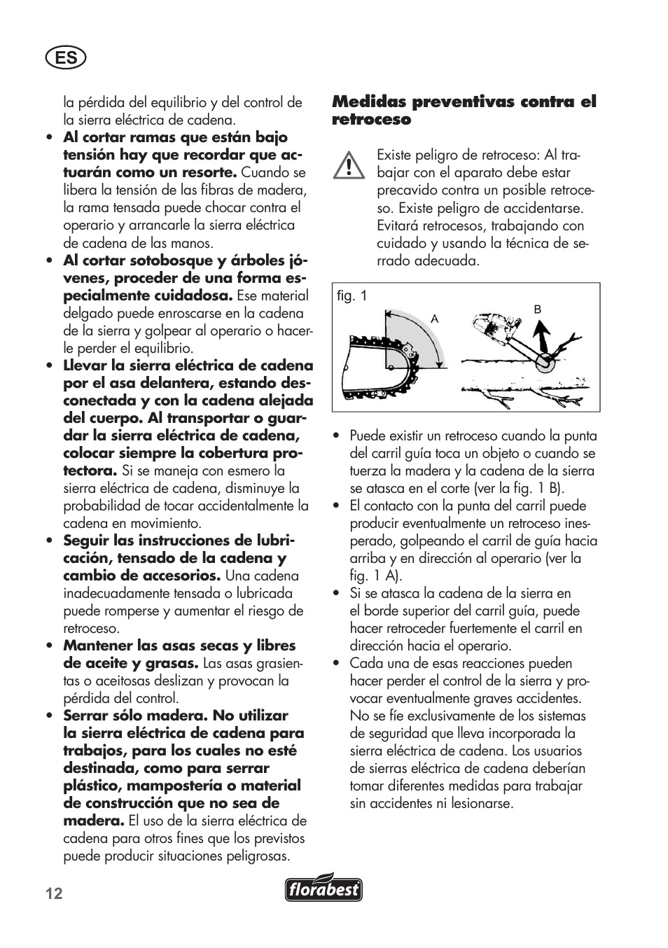 Florabest FKS 2200 C2 User Manual | Page 12 / 128