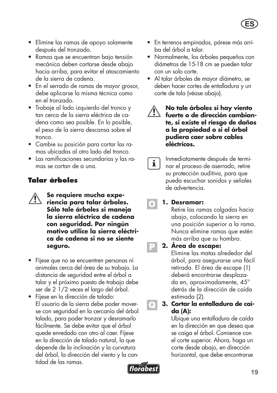 Florabest FKS 2200 C2 User Manual | Page 19 / 128