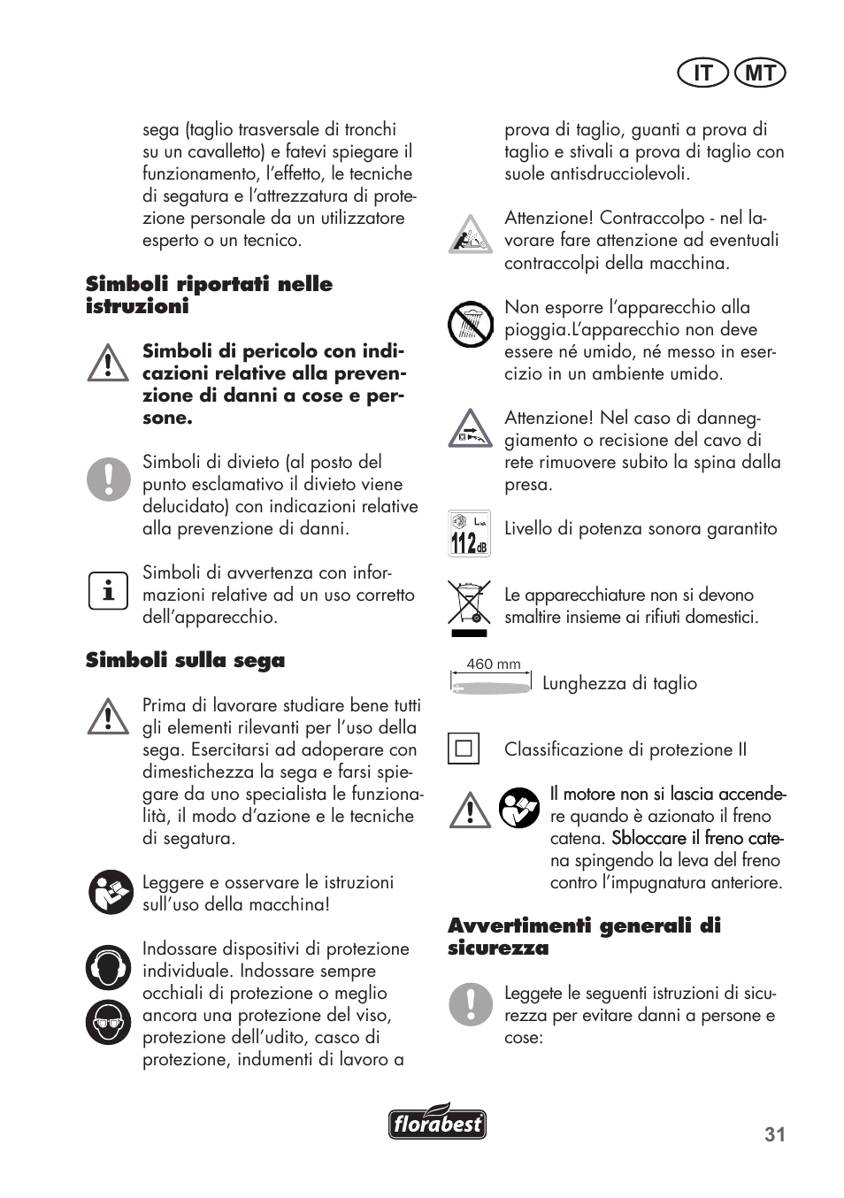 It mt | Florabest FKS 2200 C2 User Manual | Page 31 / 128