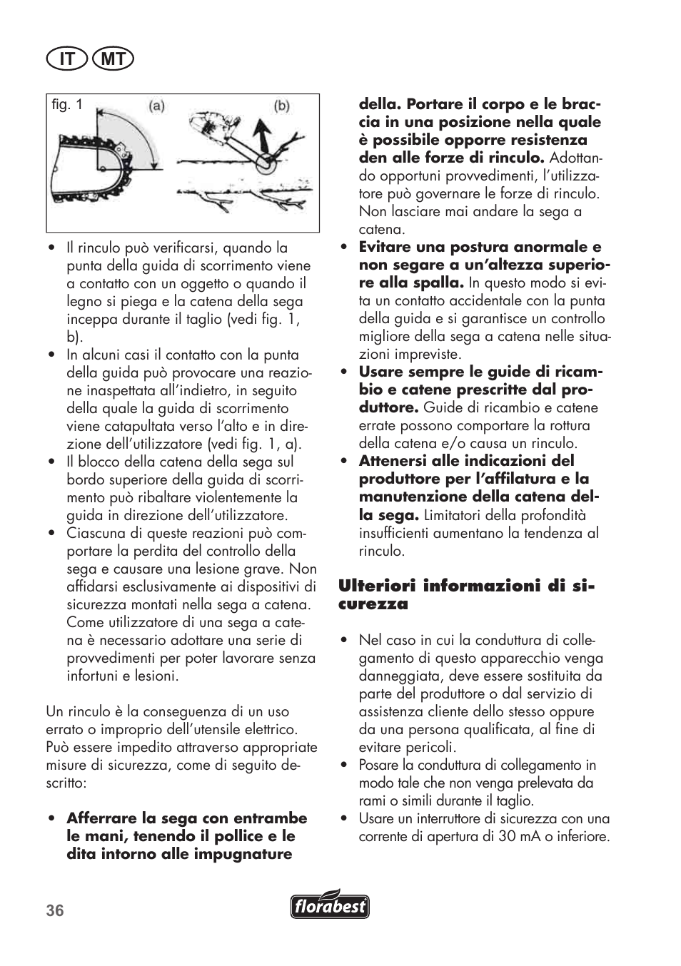 It mt | Florabest FKS 2200 C2 User Manual | Page 36 / 128