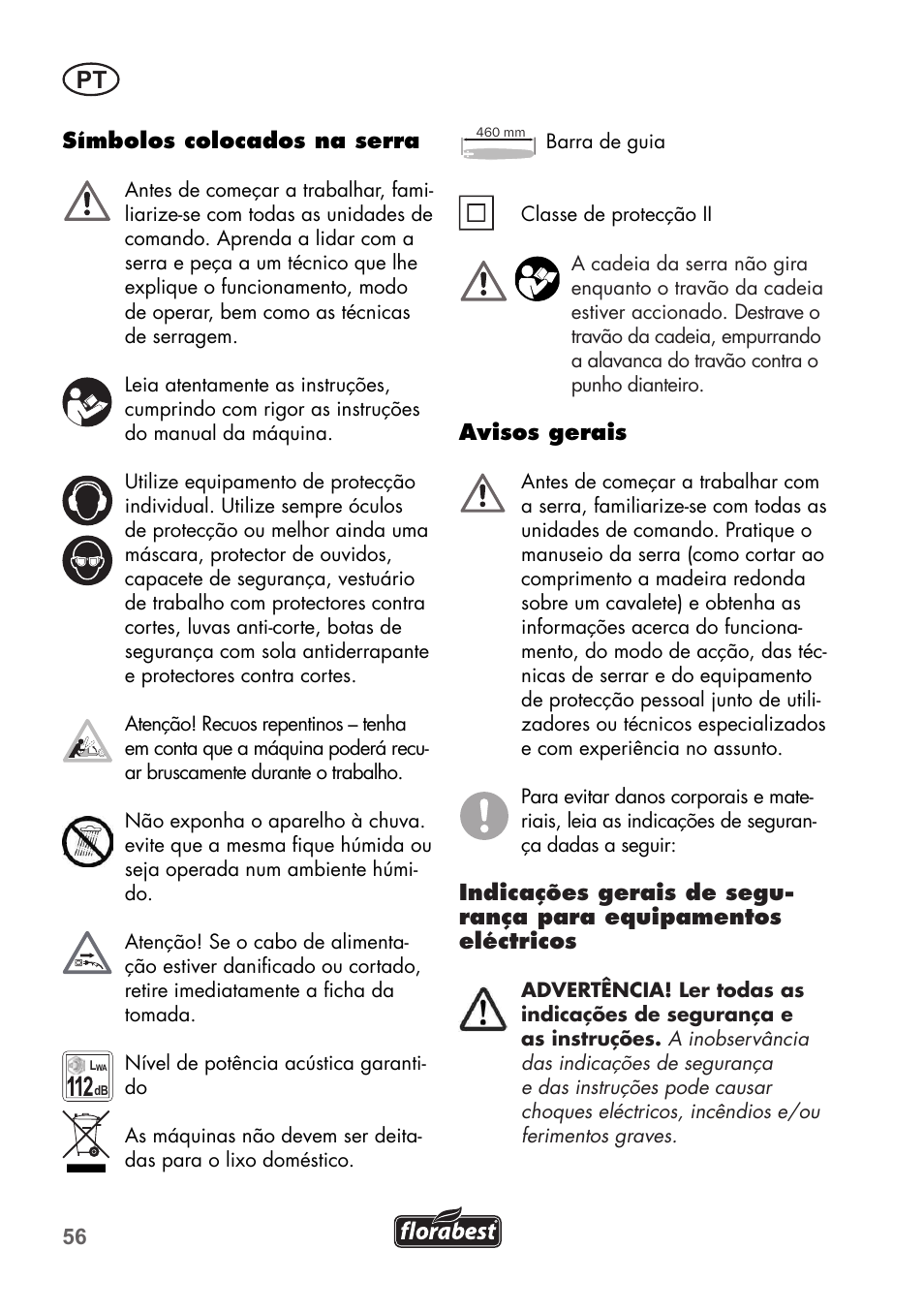 Florabest FKS 2200 C2 User Manual | Page 56 / 128