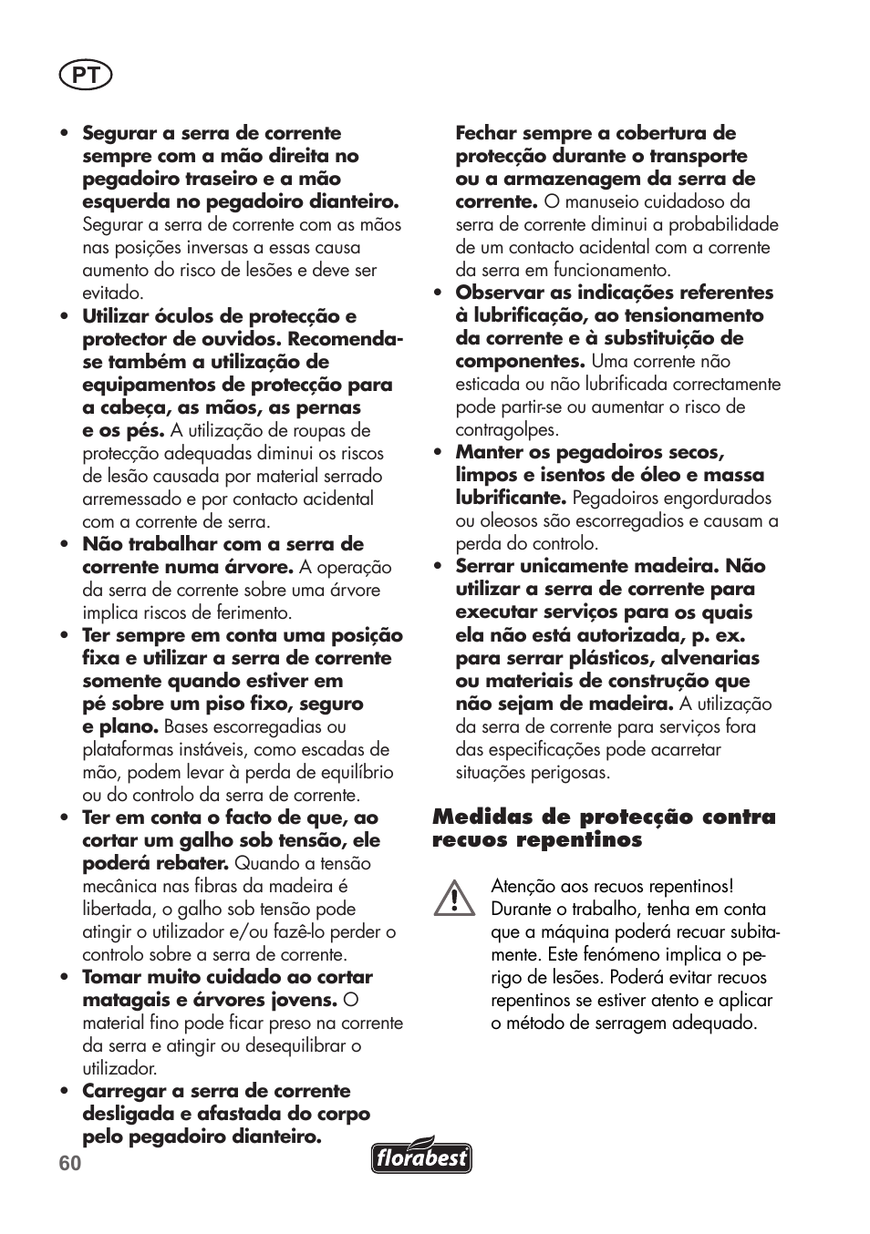 Florabest FKS 2200 C2 User Manual | Page 60 / 128